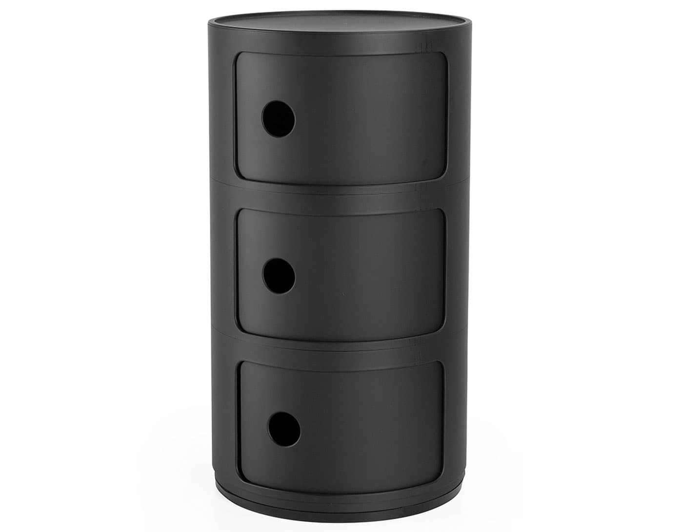 componibili three level storage module / matte black