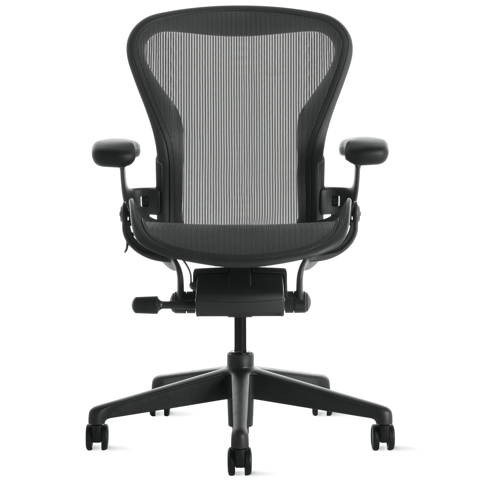 aeron chair / size B / standard / graphite frame / graphite base