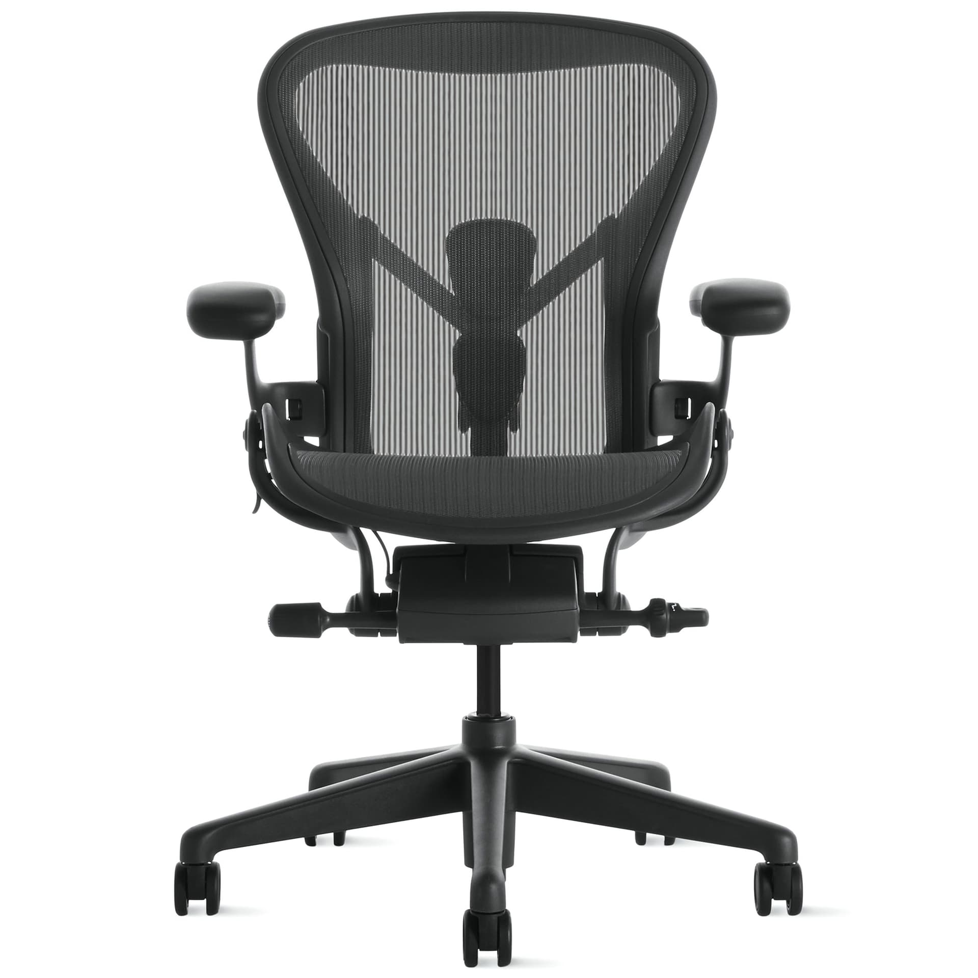 aeron chair / size C / standard plus / graphite frame / graphite base
