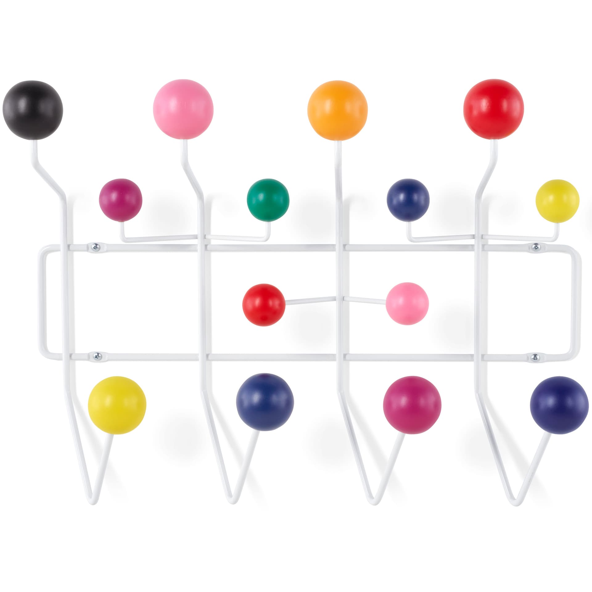 eames hang-it-all / multi-color spheres / white frame