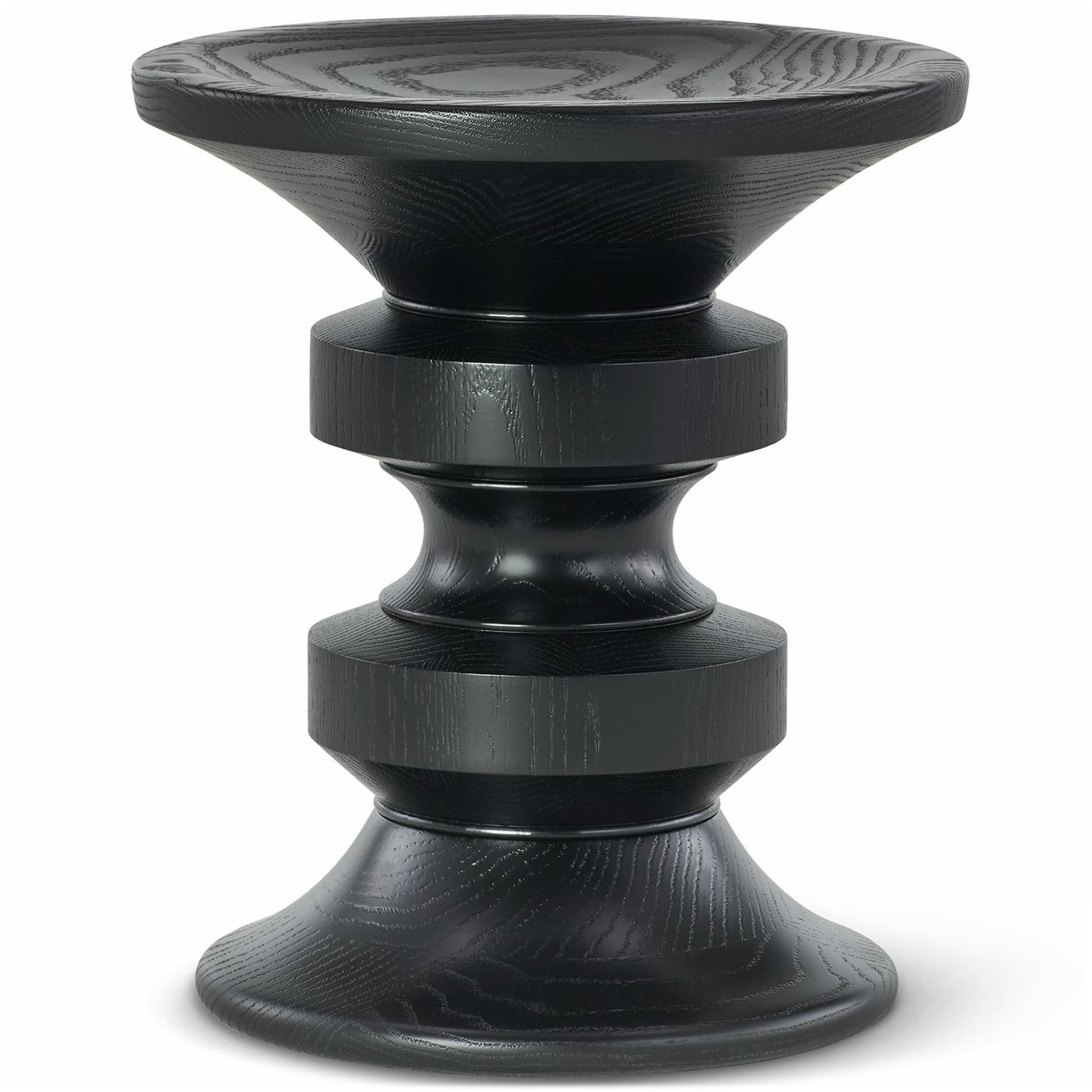 eames turned stool / shape D / ebony