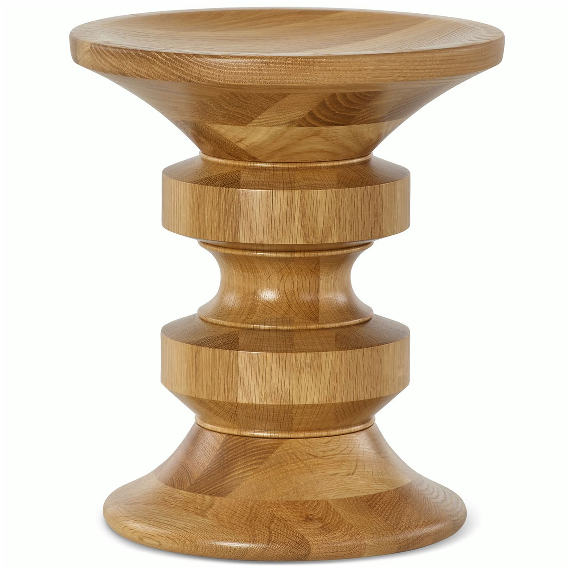 eames turned stool / shape D / white oak