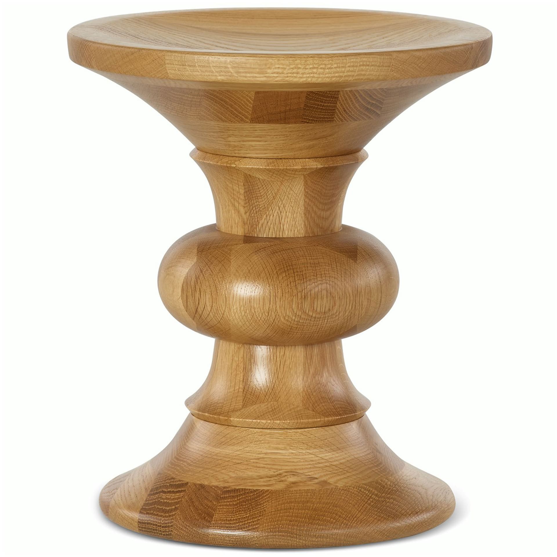 eames turned stool / shape B / white oak