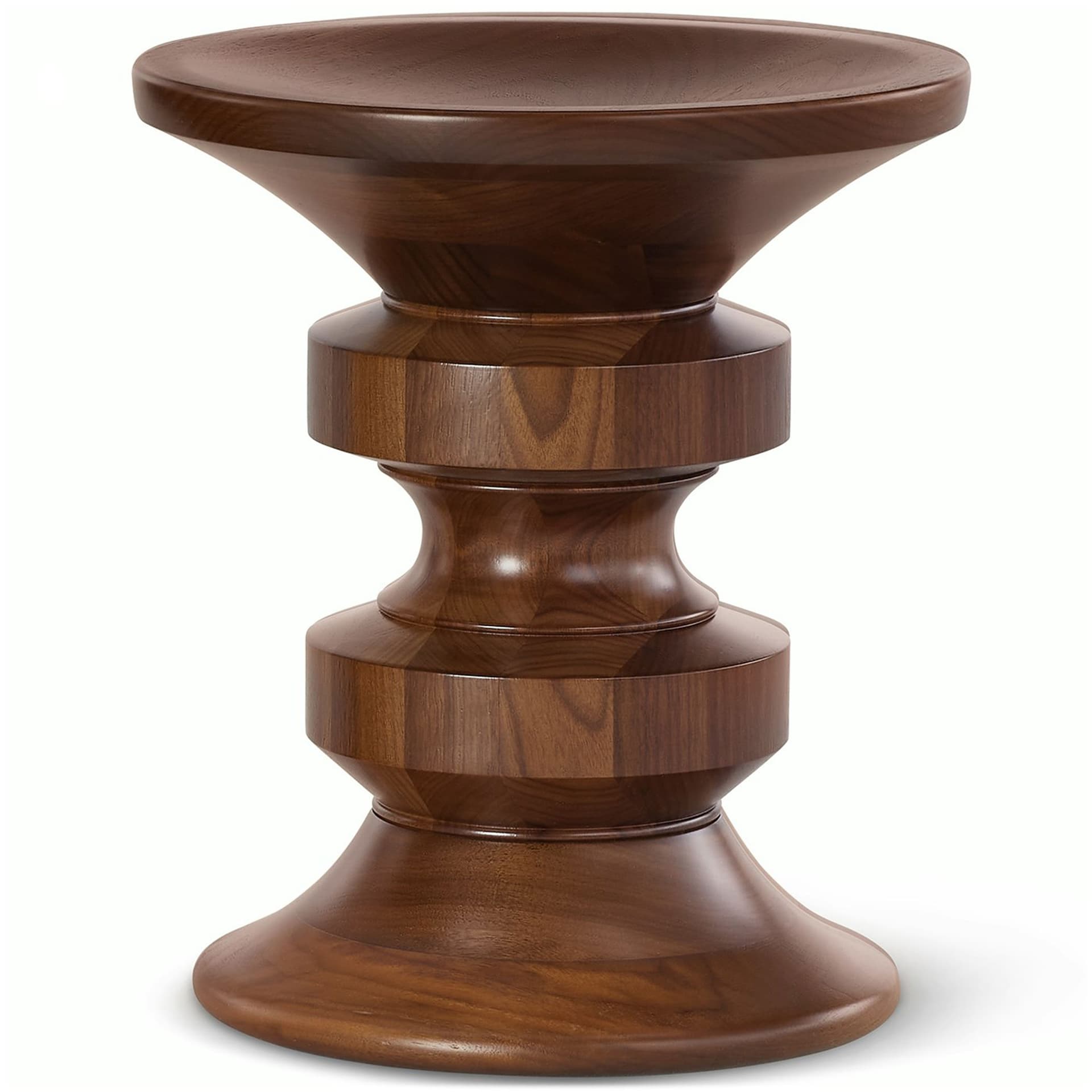 eames turned stool / shape D / walnut