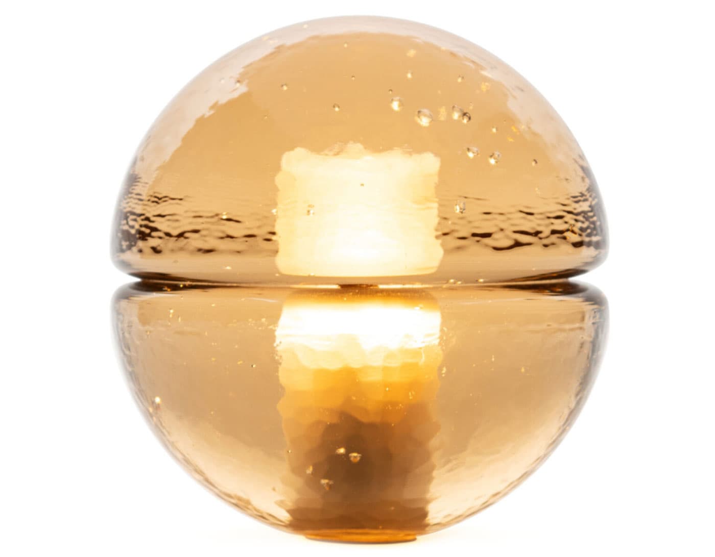 14p Portable Table Lamp / sepia glass