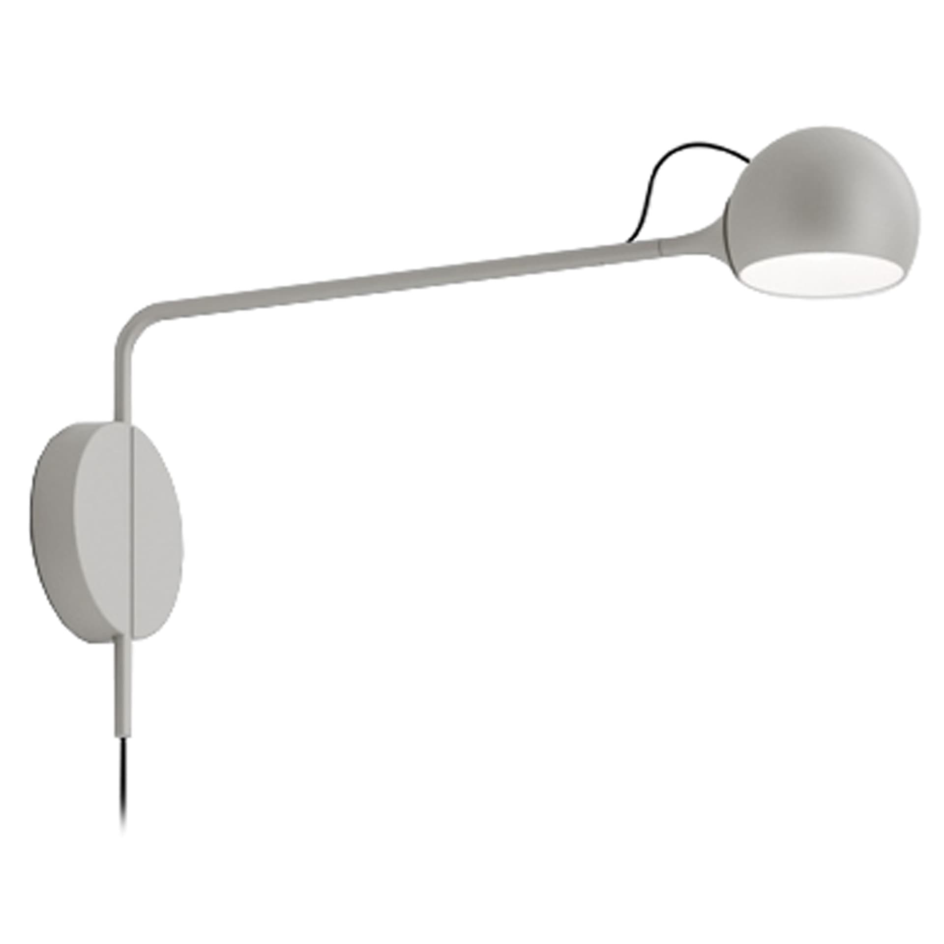 IXA Wall Lamp / plug-in - white/grey