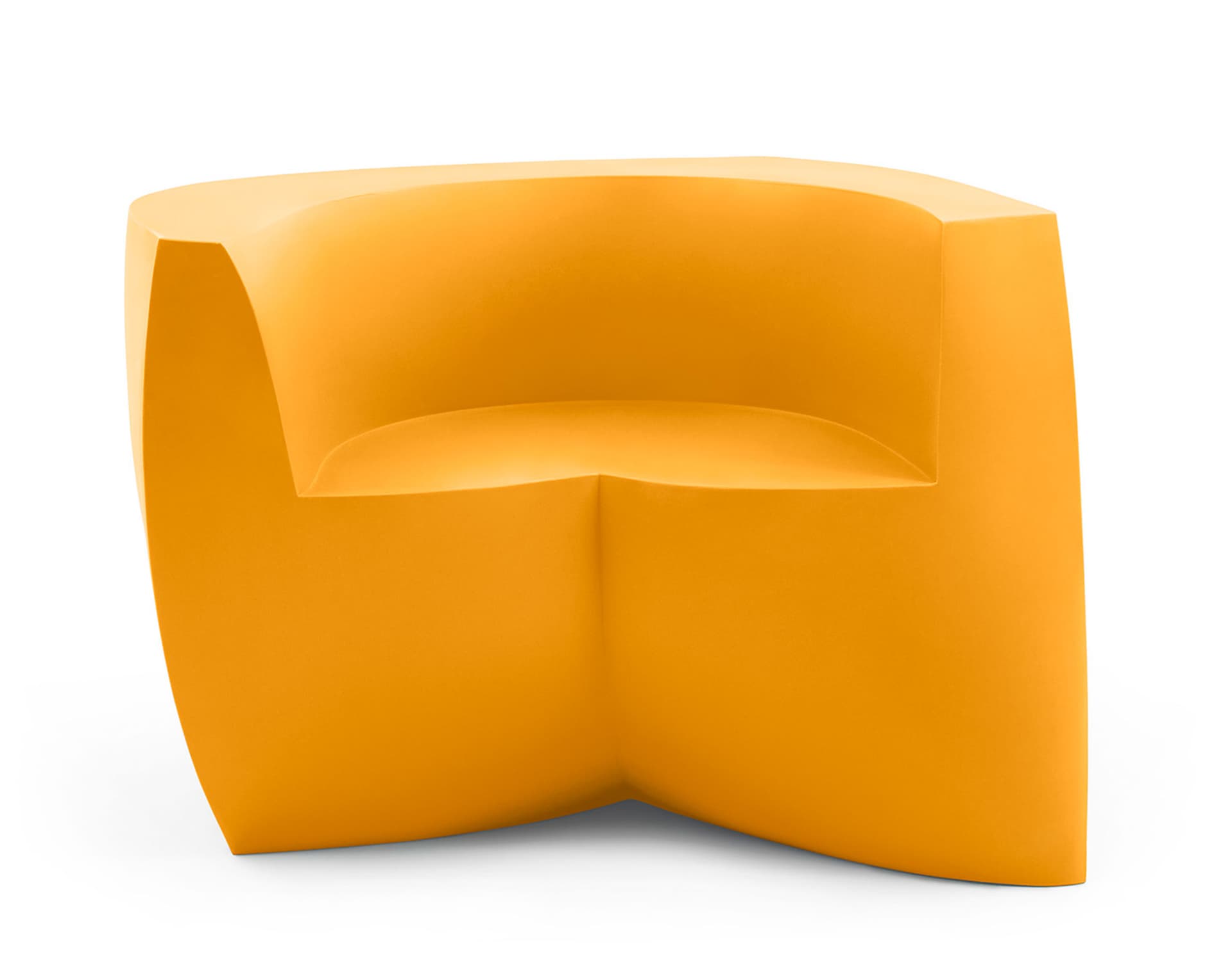 frank gehry furniture collection easy chair / yellow