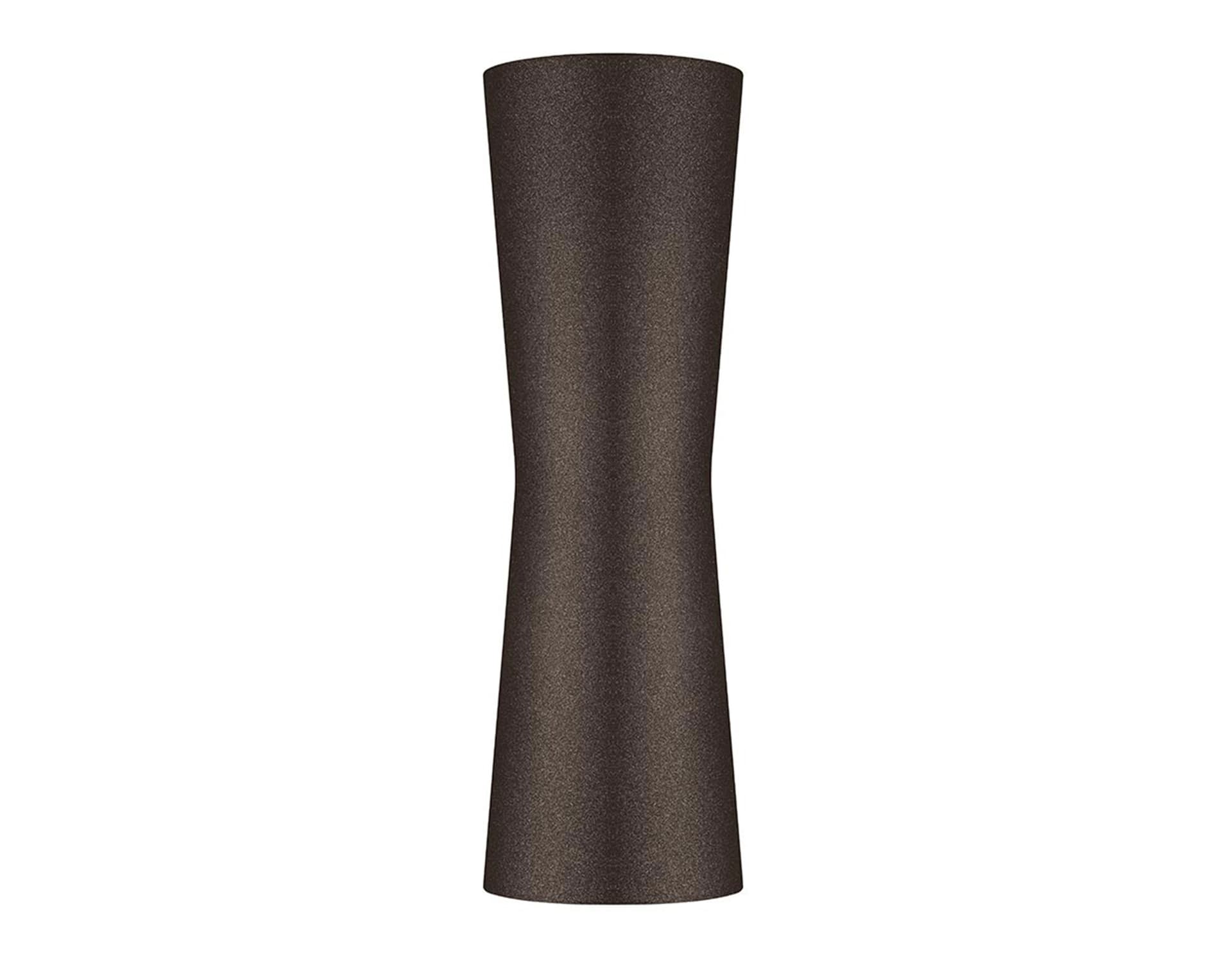 clessidra wall light / 20º up + 20º down / deep brown - outdoor