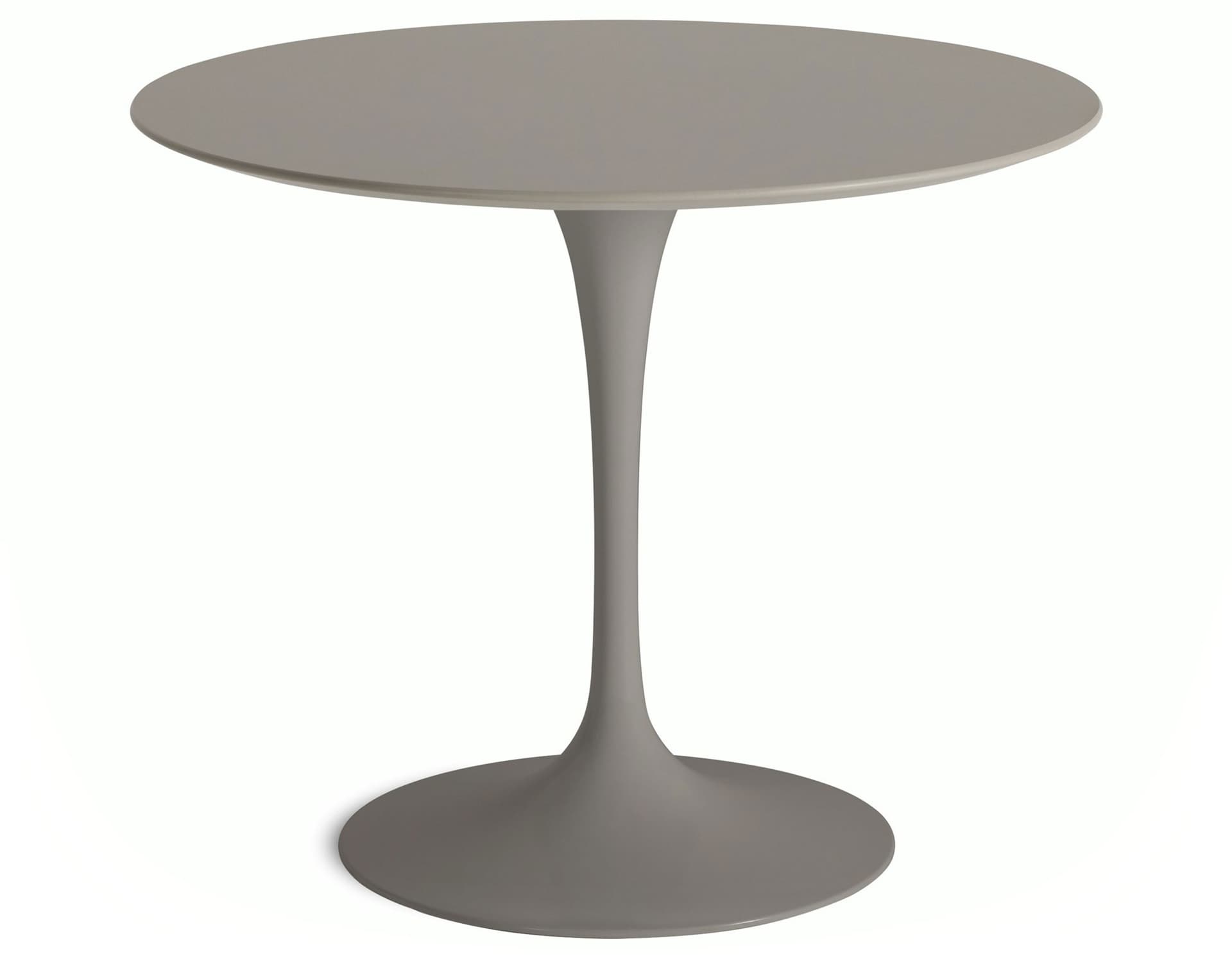 saarinen dining table - 35" round / satin - grey / laminate - modern clay