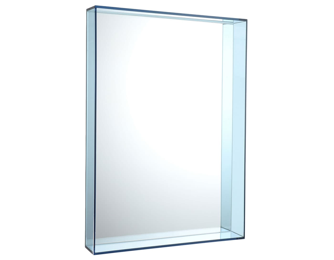 only me mirror / medium - clear light blue