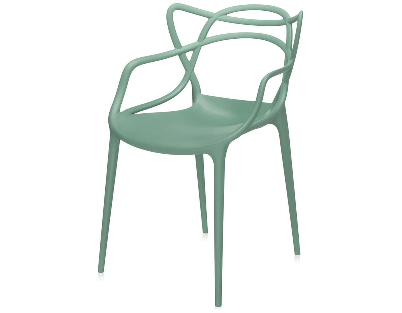 masters stacking chair 2 pack / green