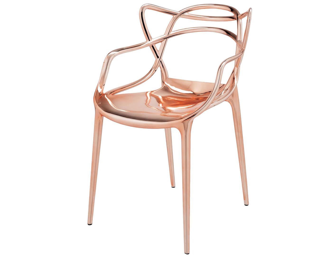 masters stacking chair 2 pack / copper
