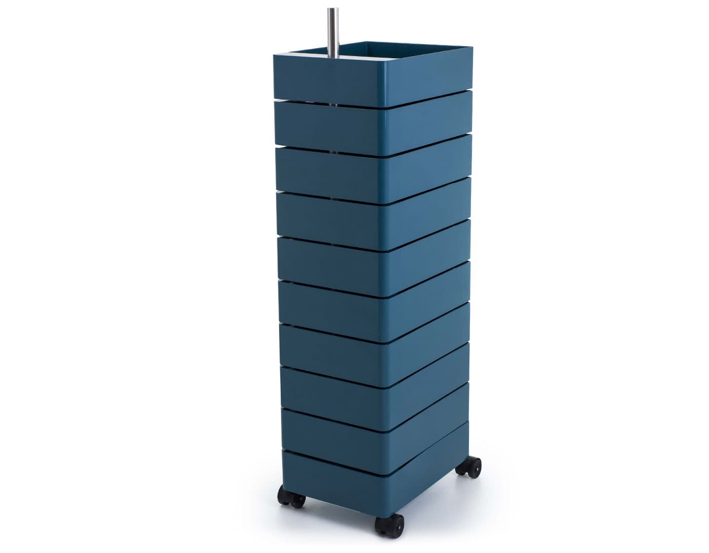 360&deg; Container / 10 drawer unit - blue