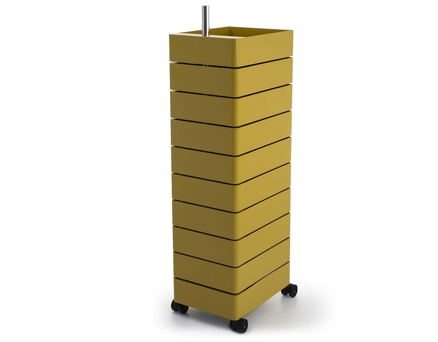 360&deg; Container / 10 drawer unit - yellow