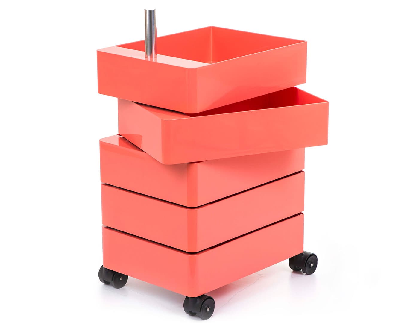 360&deg; Container / 5 drawer unit - pink