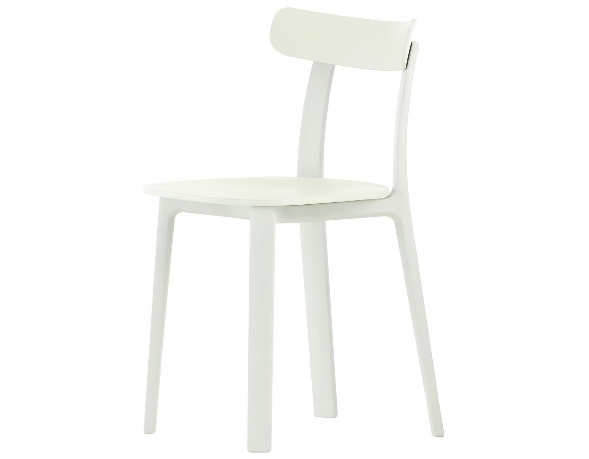 all plastic chair / glides for carpet  / white