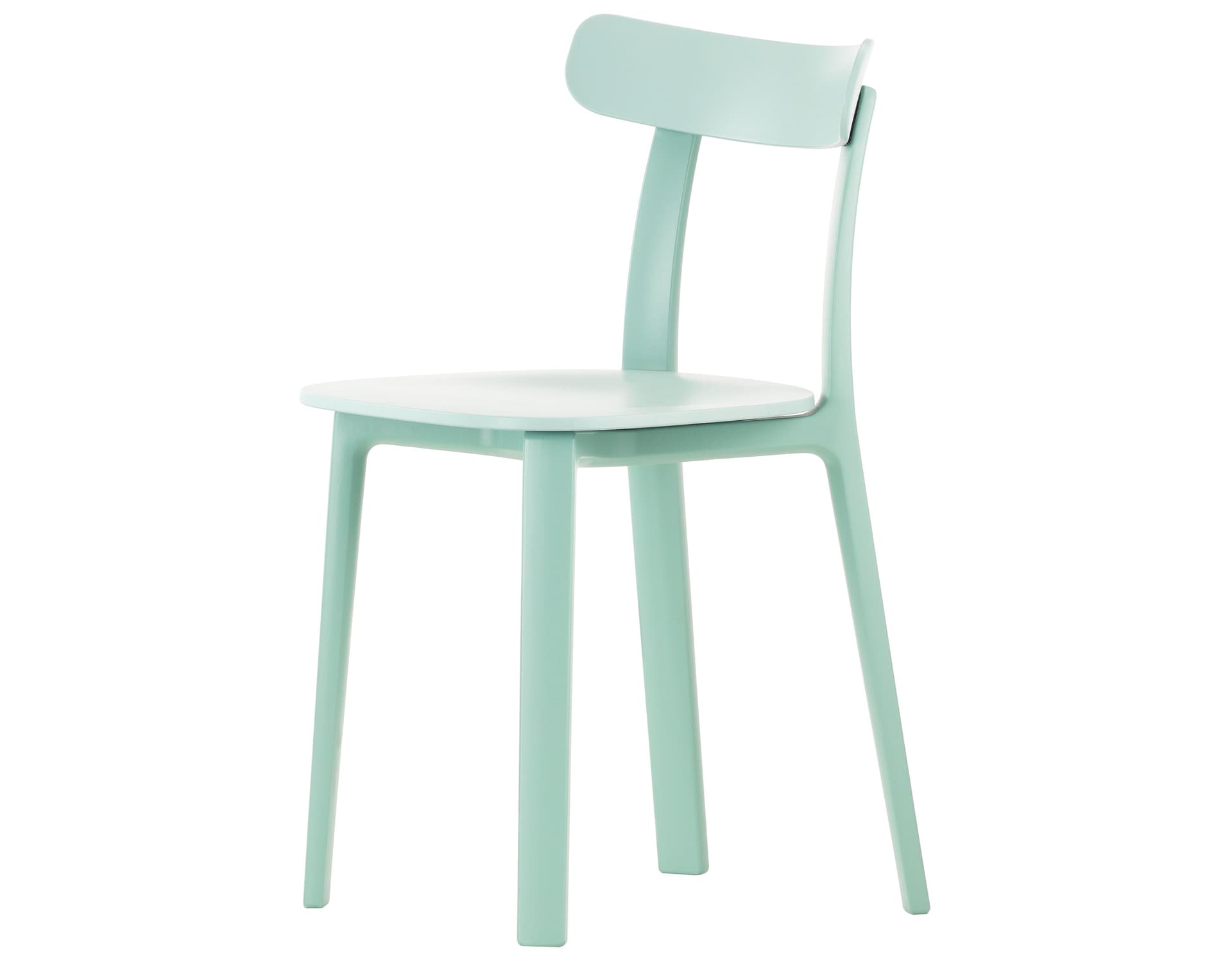 all plastic chair / glides for carpet  / ice gray
