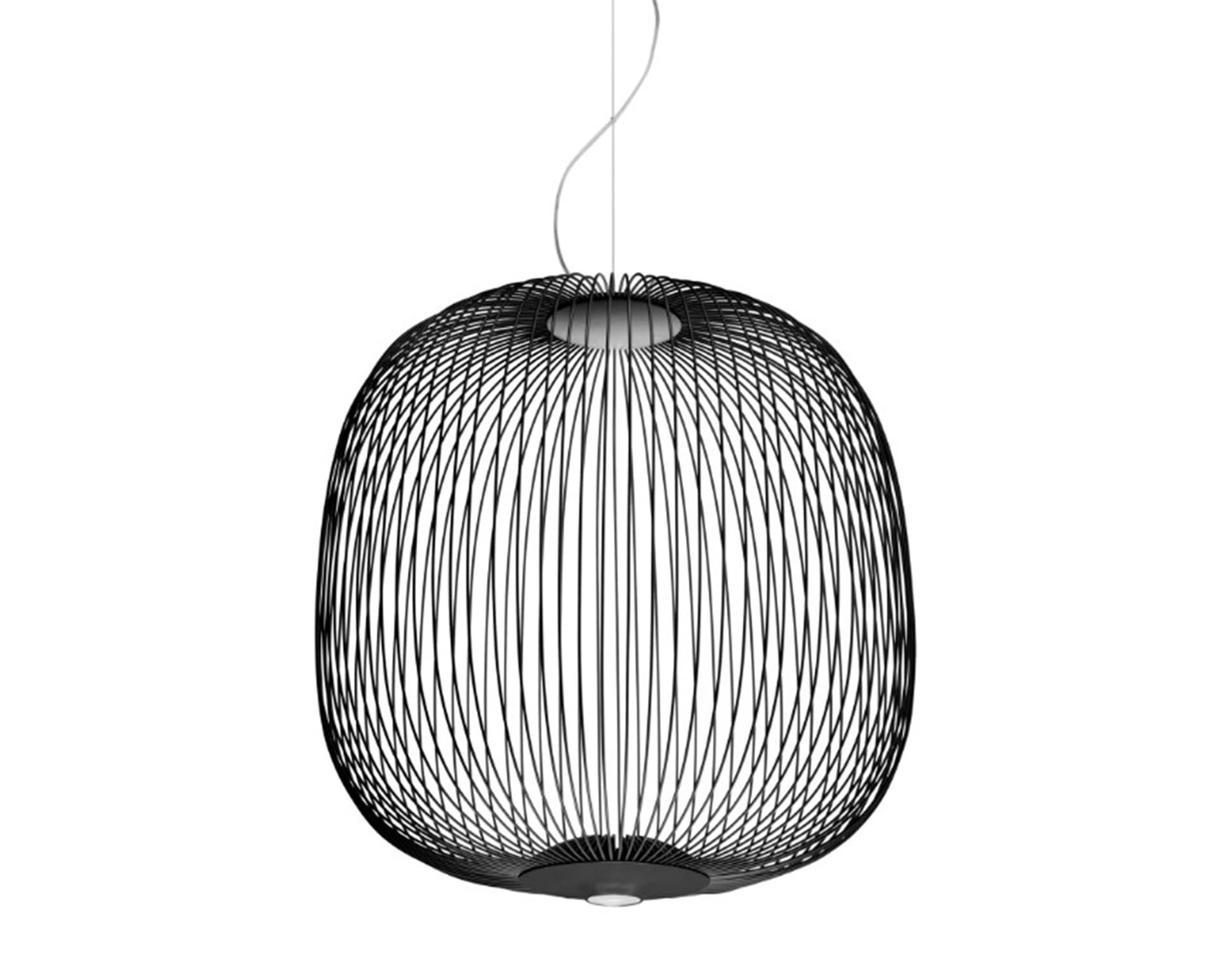 spokes led suspension lamp / spokes 2 / black