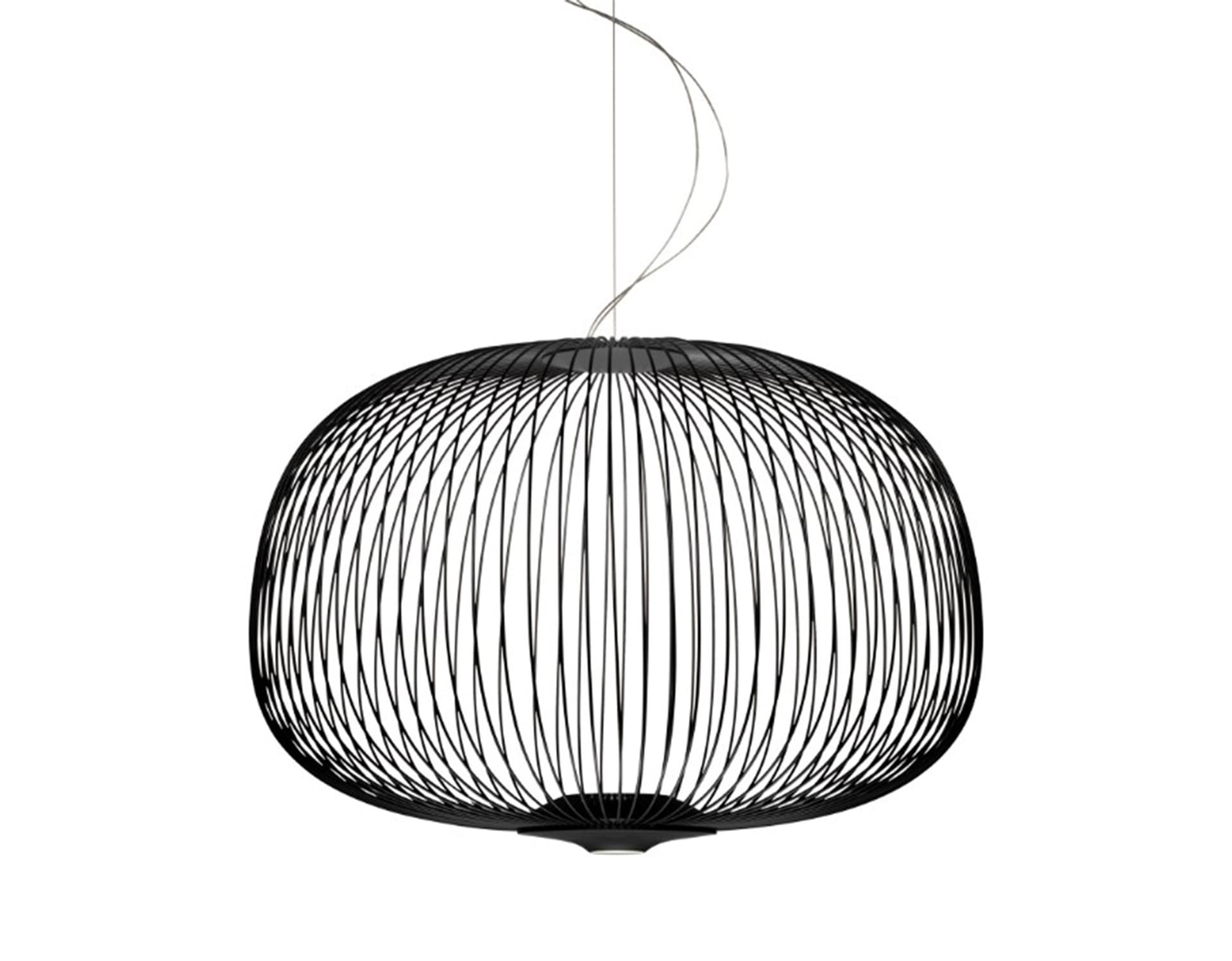 spokes led suspension lamp / spokes 3 / black