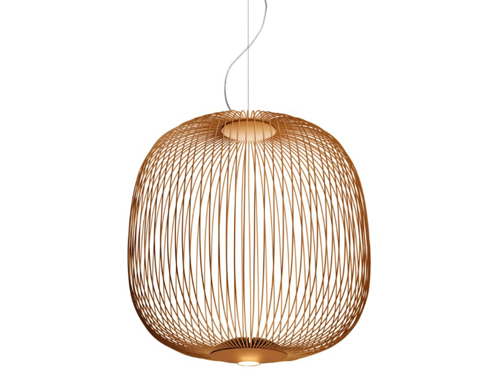 spokes led suspension lamp / spokes 2 large / copper