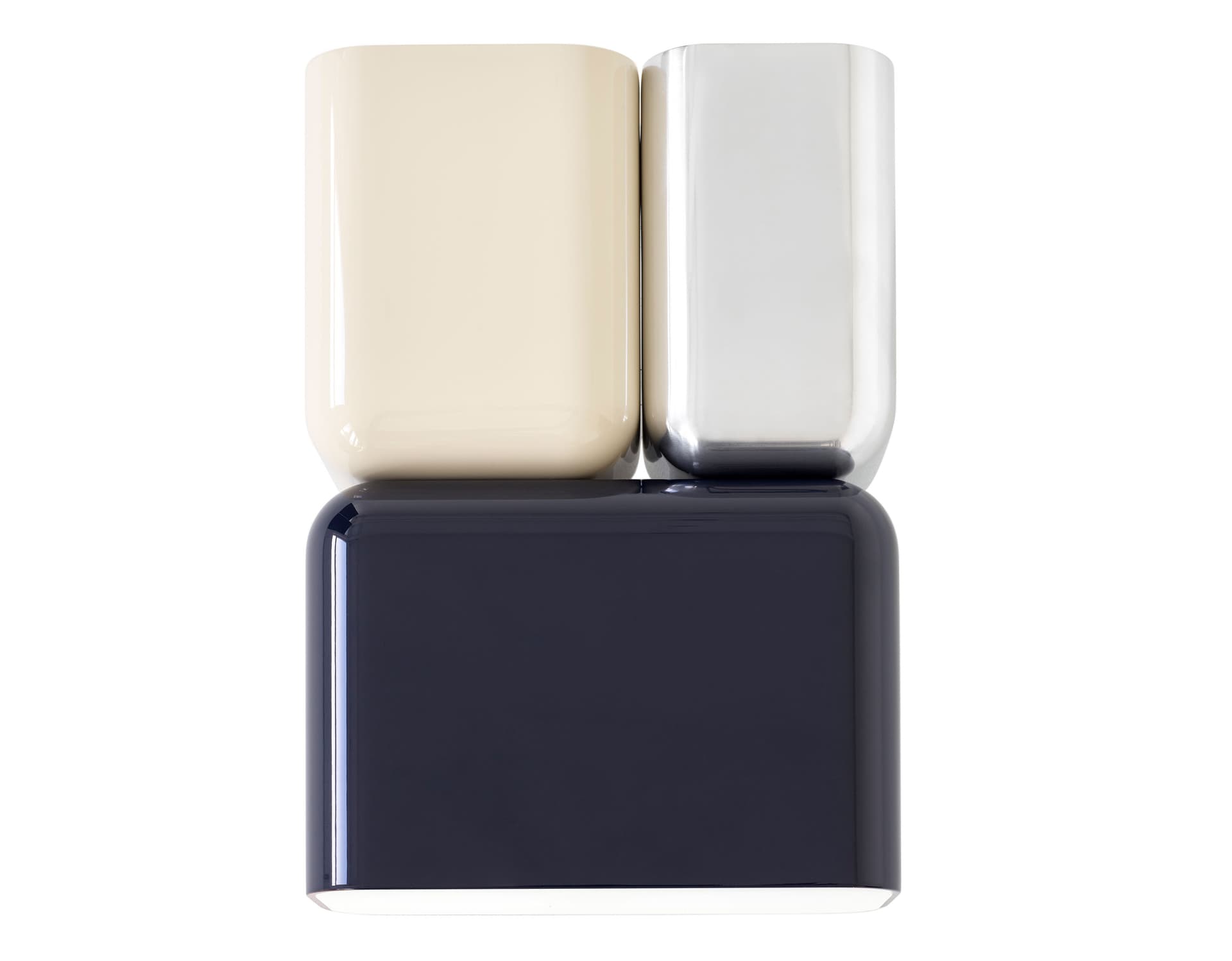 Tabata Wall Lamp / deep blue & ivory