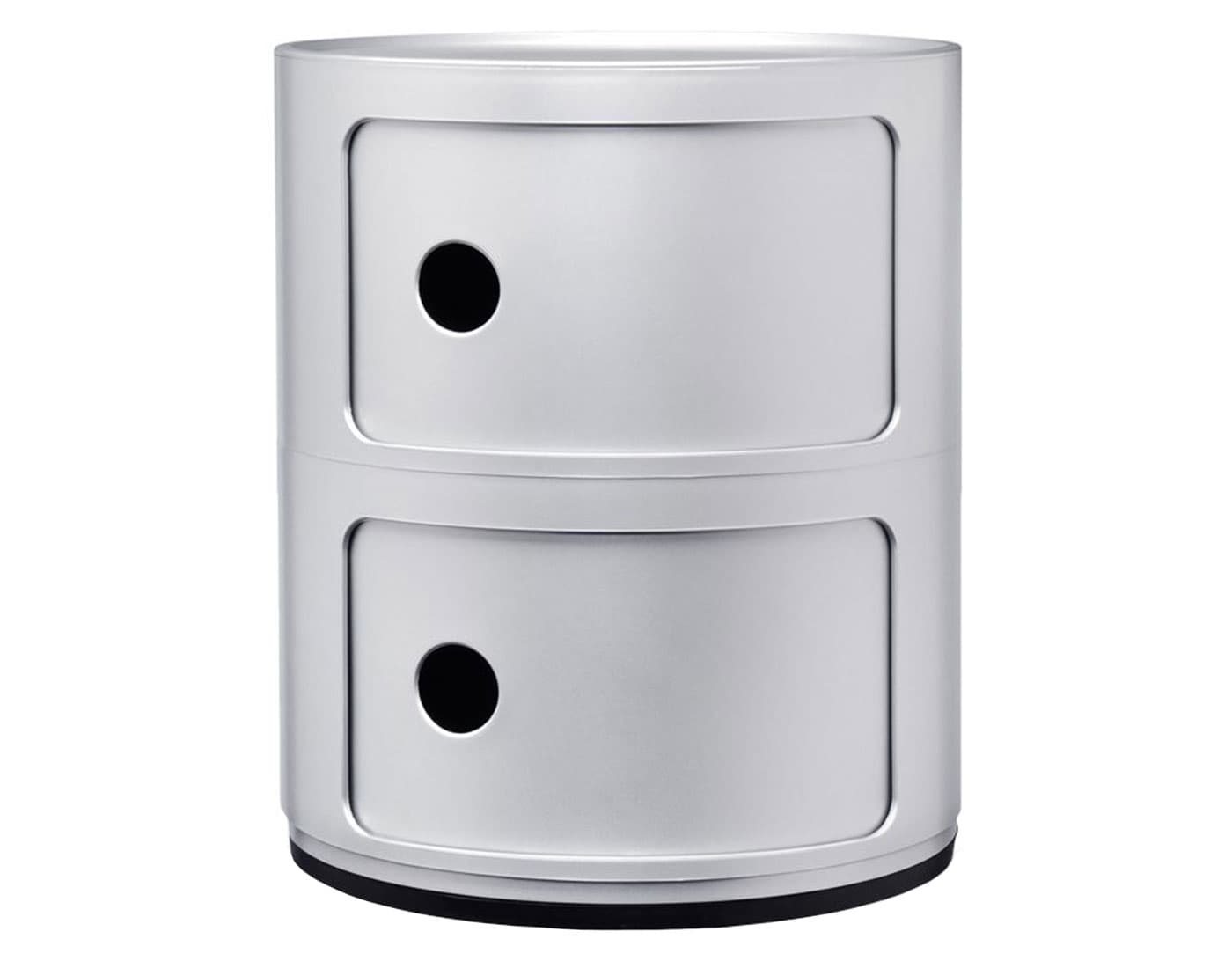 componibili recycled / two unit - matte silver