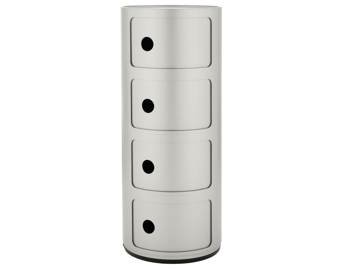 componibili recycled / four unit - matte silver