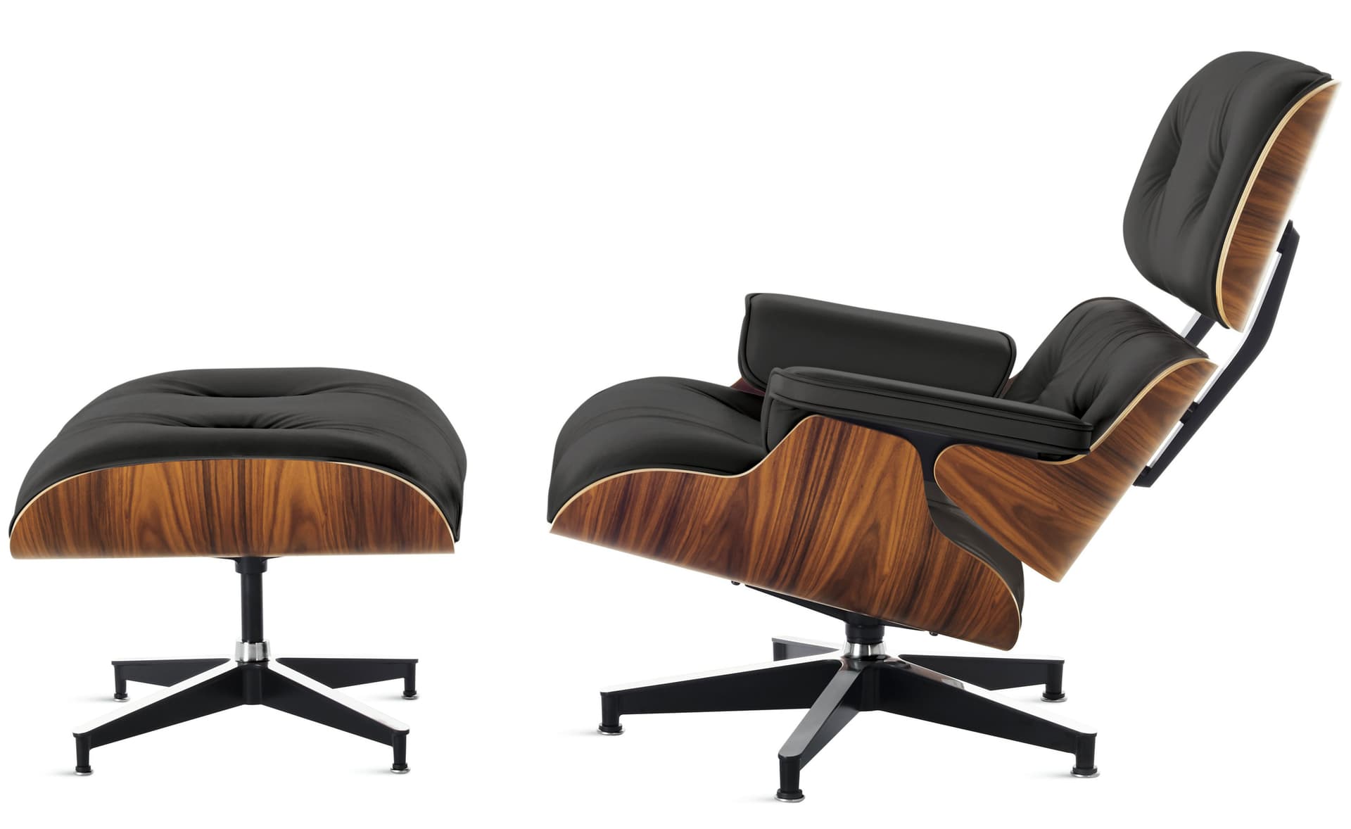 standard height / oiled palisander / leather black 2109