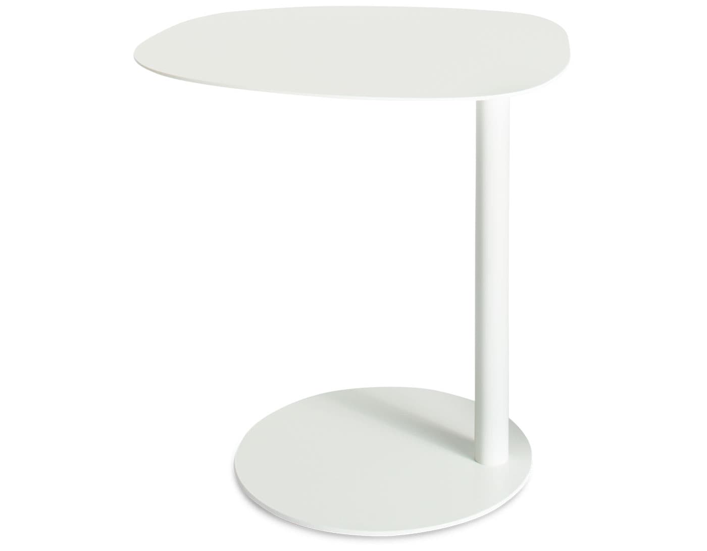 swole small table / matte powder-coat - white