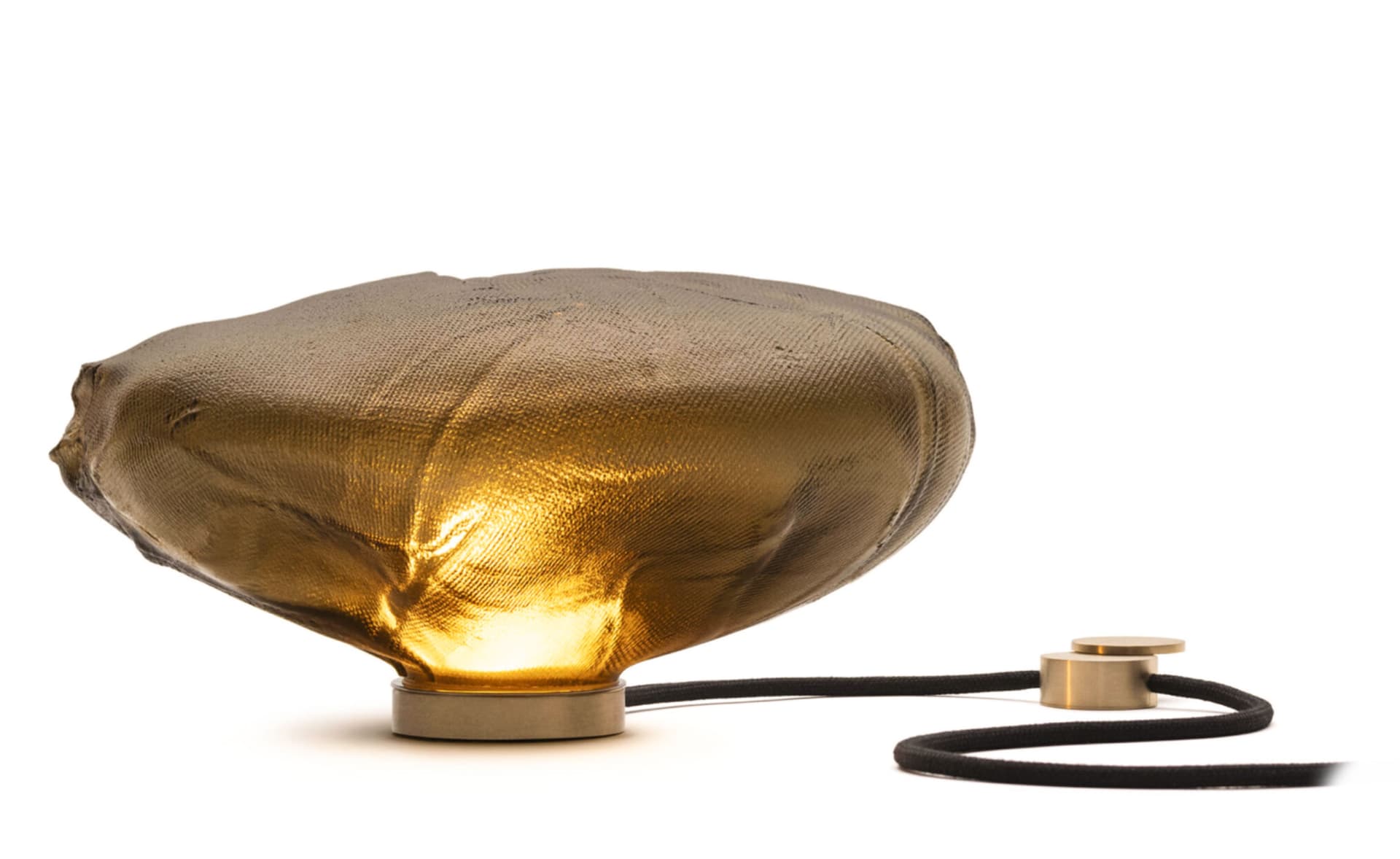 Bocci 73t Table Lamp / LED - 2700K / brass / grey 3