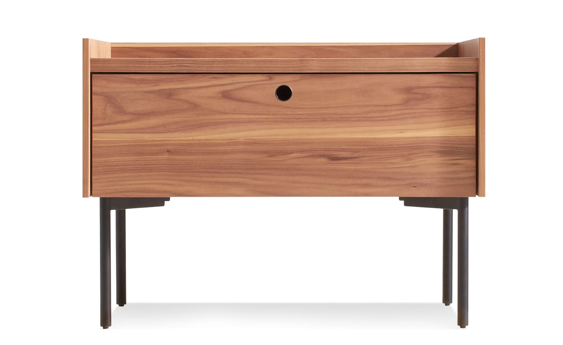 peek nightstand / rustic walnut