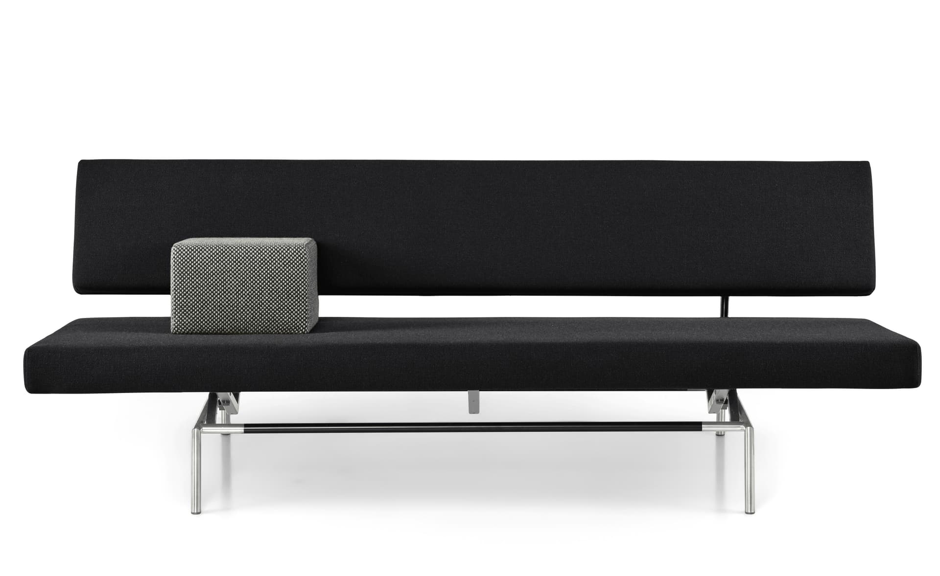 sofa upholstery hallingdal (0180) / armrest sisu - 0165 / brushed chrome base