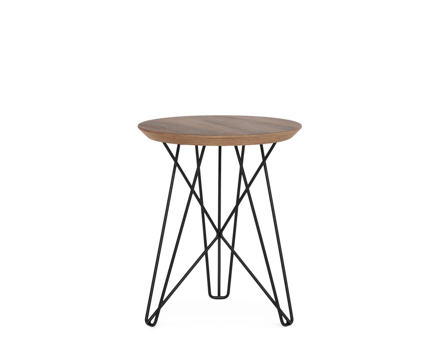 IJhorst Side Table / small, 10.2" diameter - walnut natural