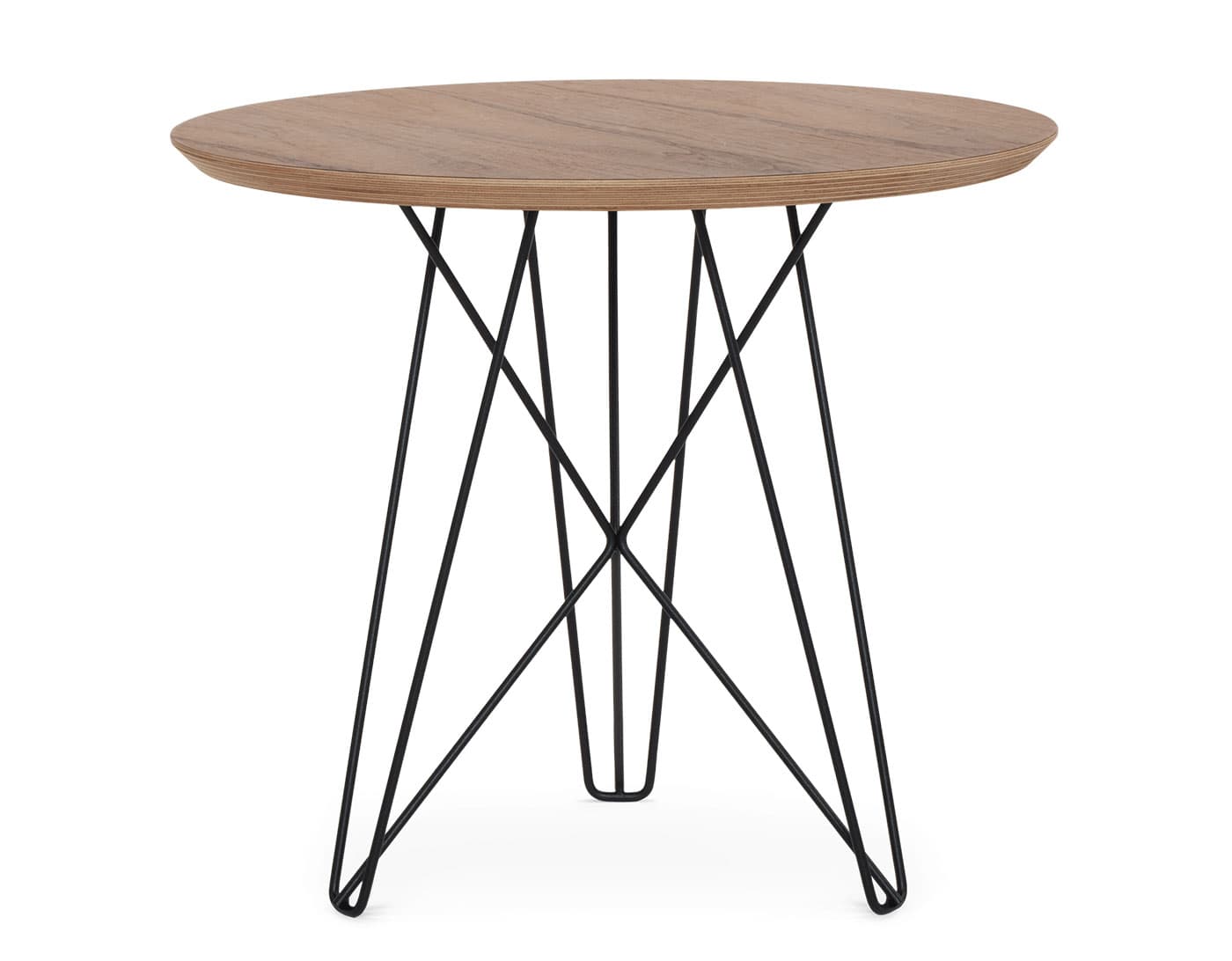 IJhorst Side Table / medium, 19.7" diameter - walnut natural