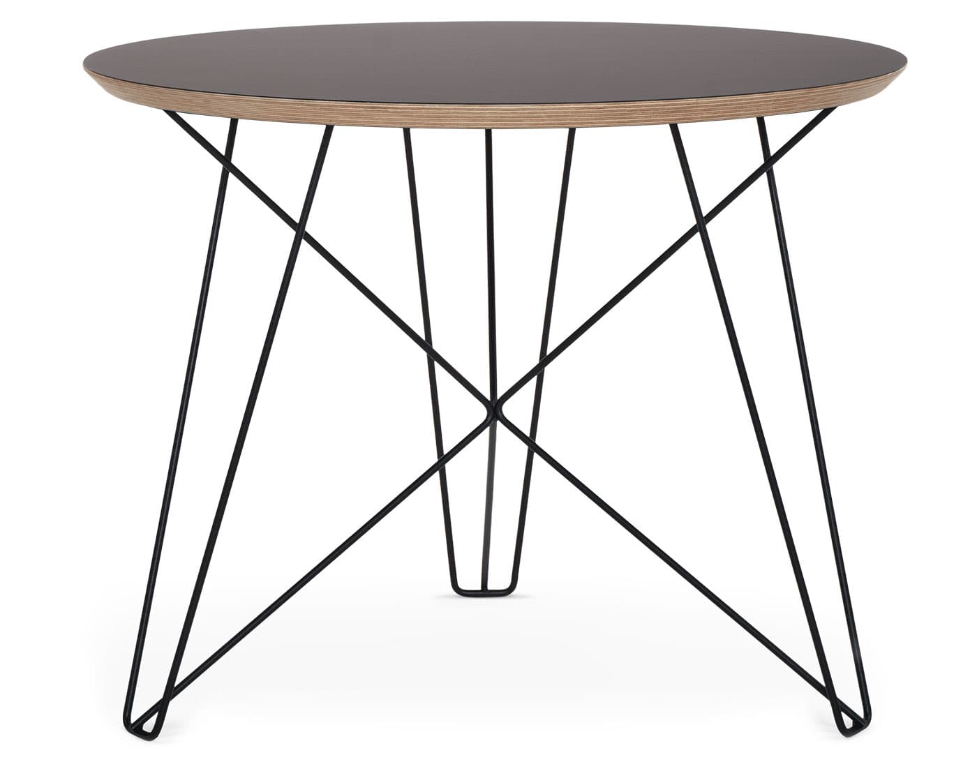 IJhorst Side Table / large, 23.6" diameter - fenix black