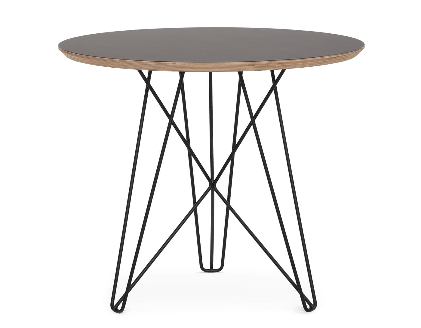IJhorst Side Table / medium, 19.7" diameter - fenix black