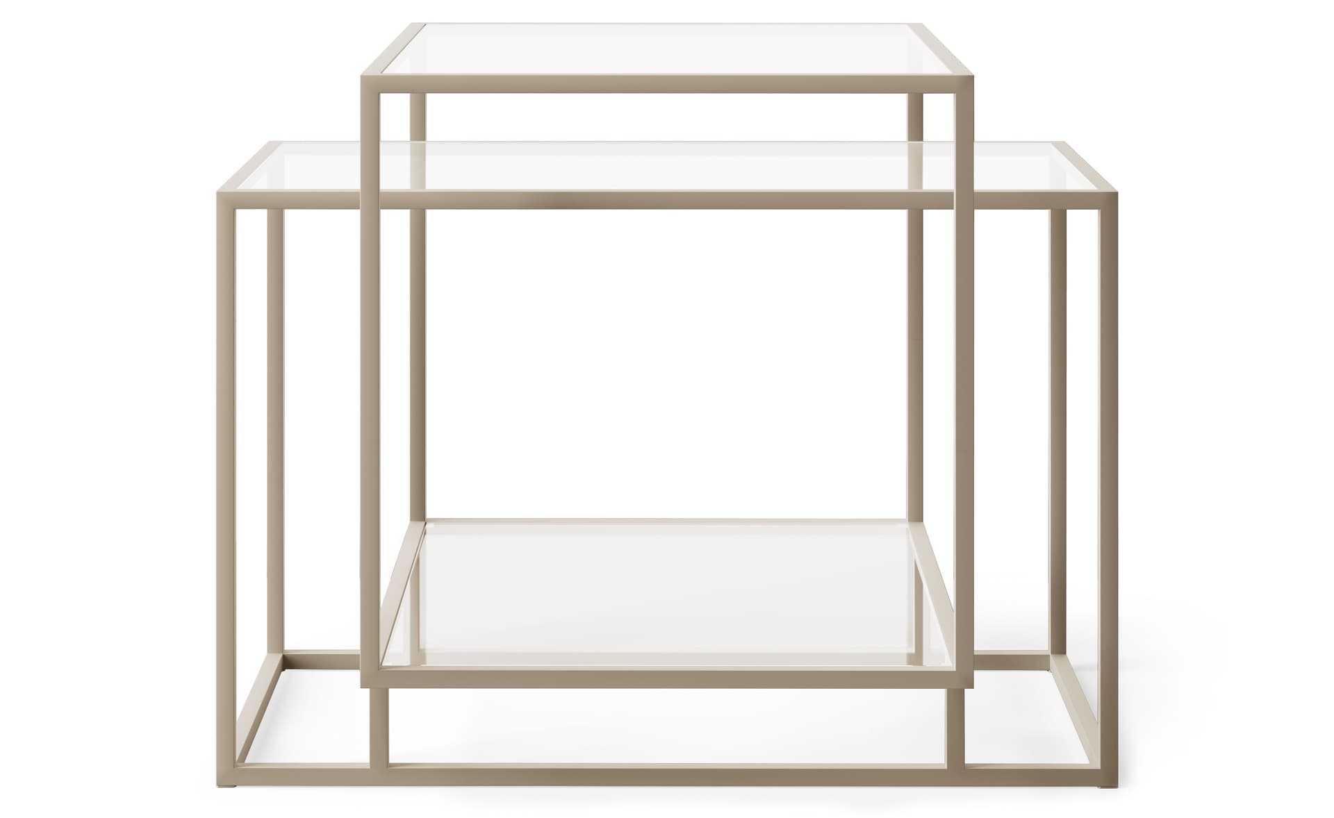 Tangled Side Table / taupe