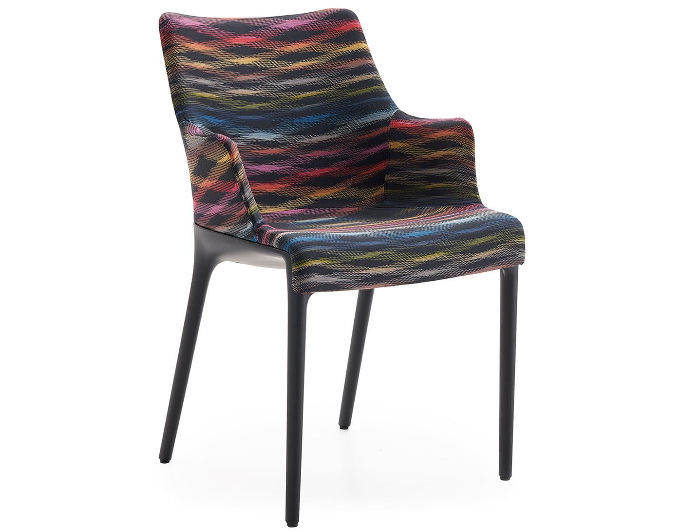 Eleganza Nia Chair / missoni - color black / black frame