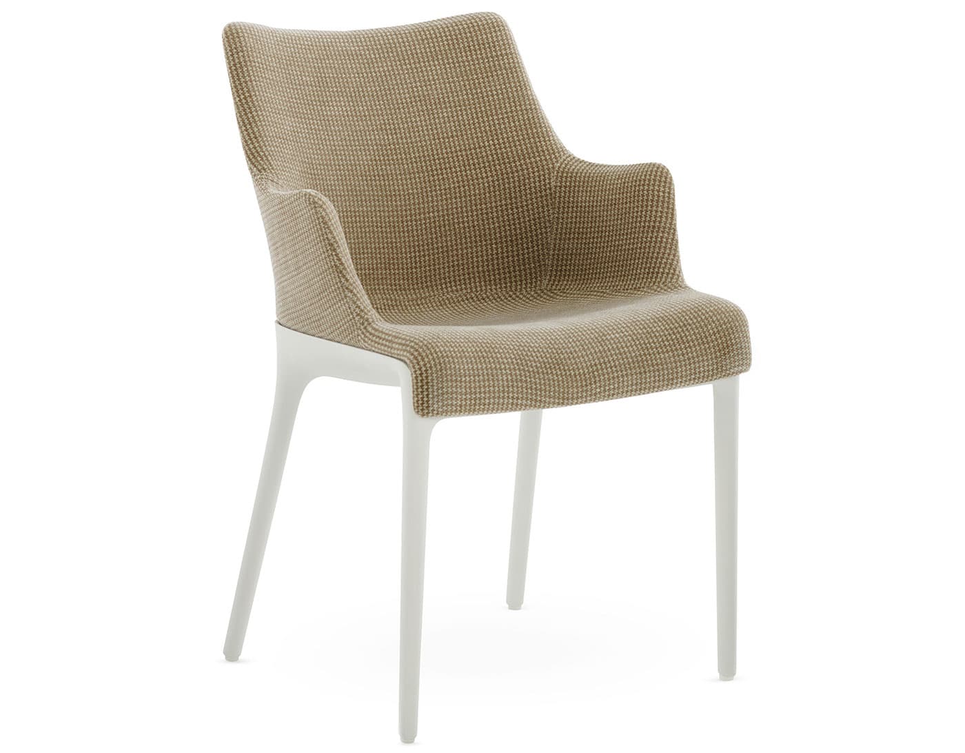 Eleganza Nia Chair / brummel - beige / white frame