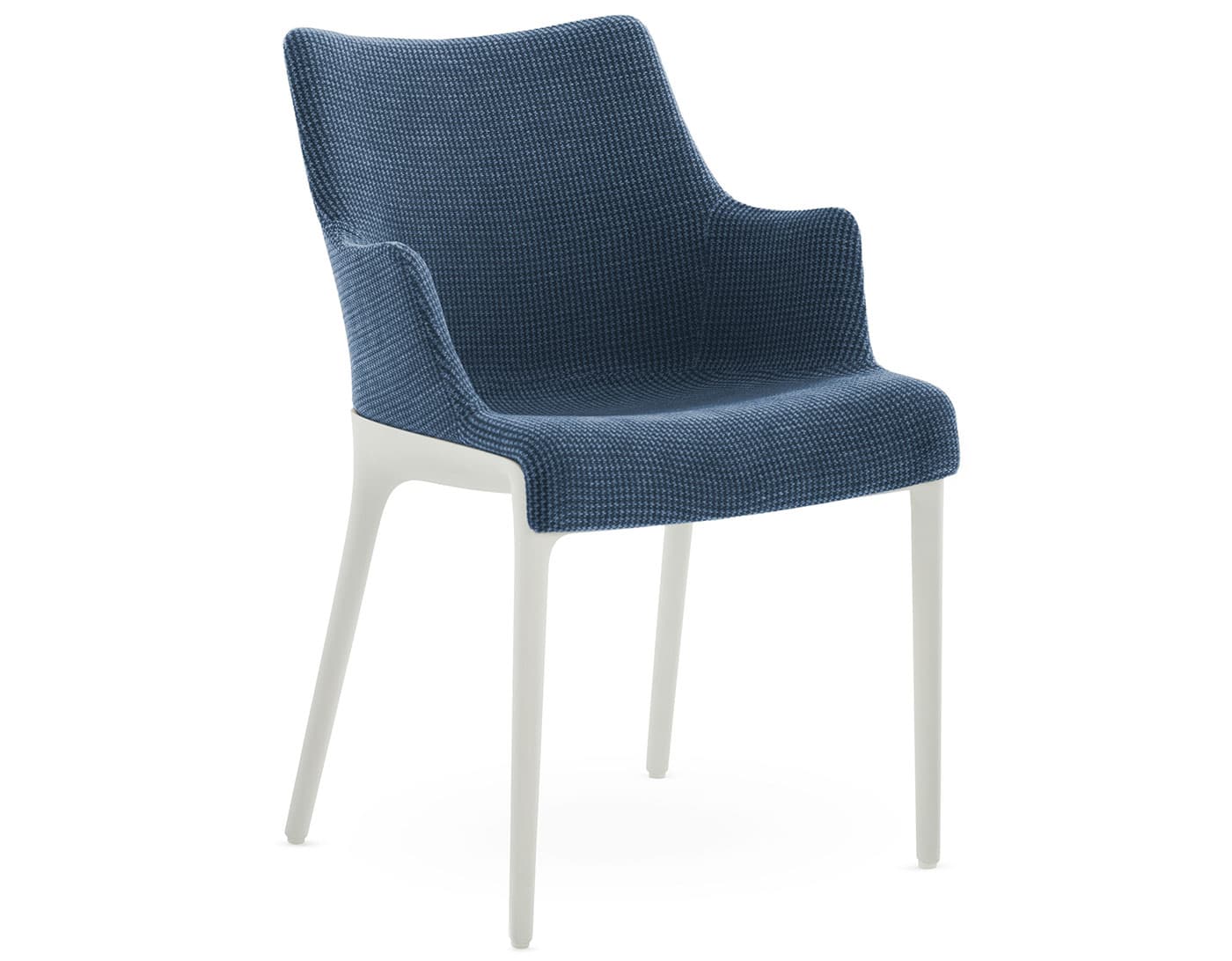 Eleganza Nia Chair / brummel - sky blue / white frame