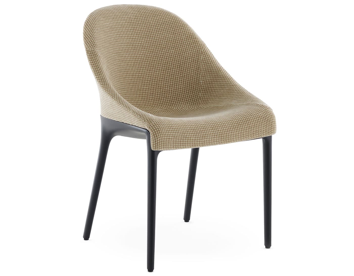 Eleganza Ela Chair / brummel - beige / black frame