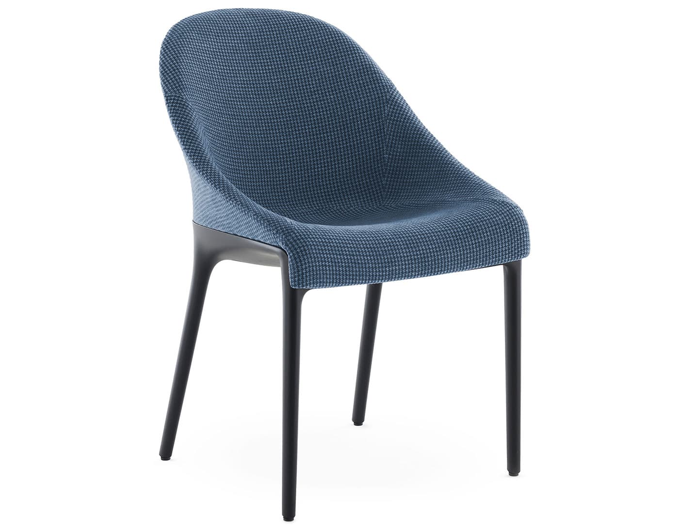 Eleganza Ela Chair / brummel - sky blue / black frame