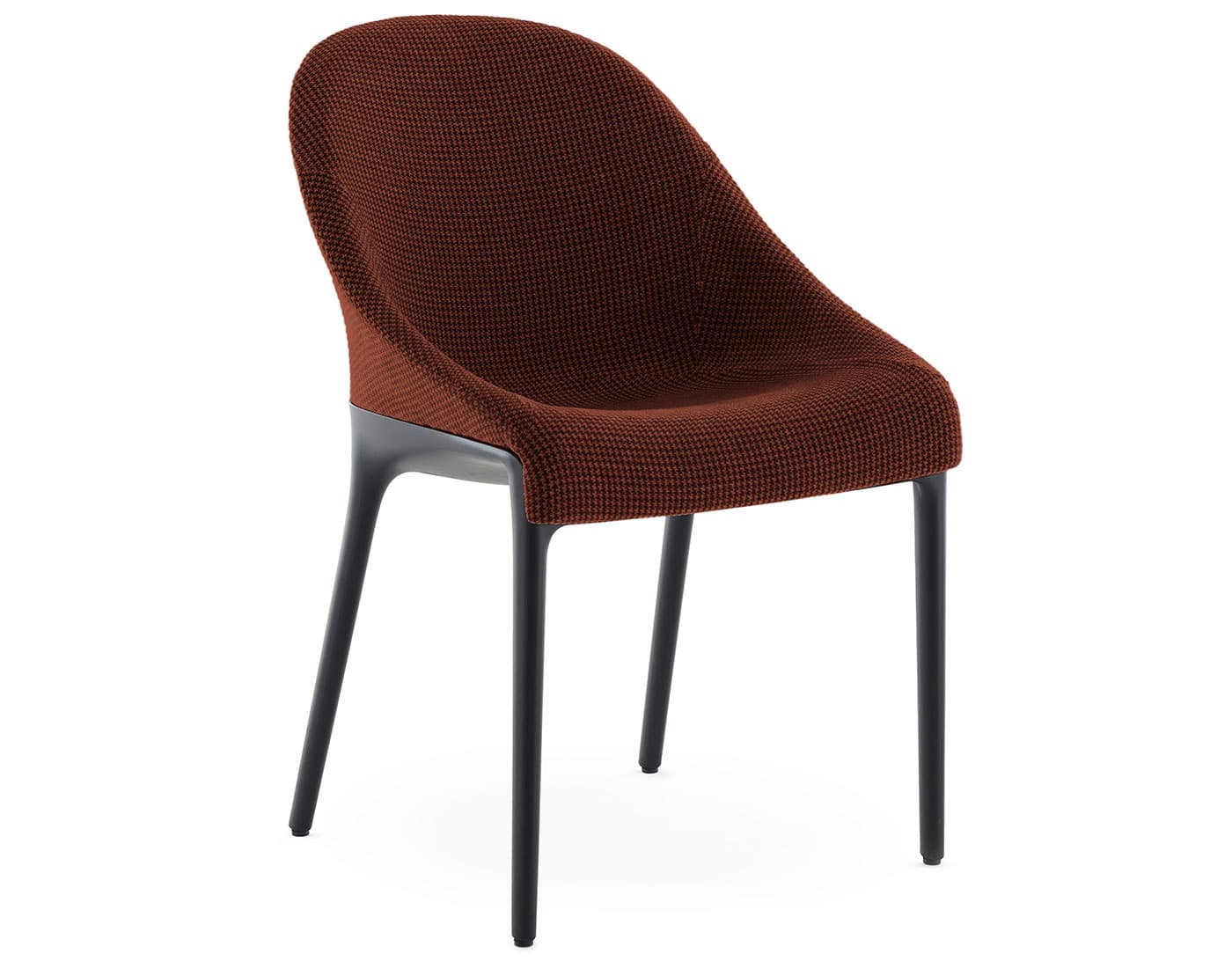 Eleganza Ela Chair / brummel - rust / black frame