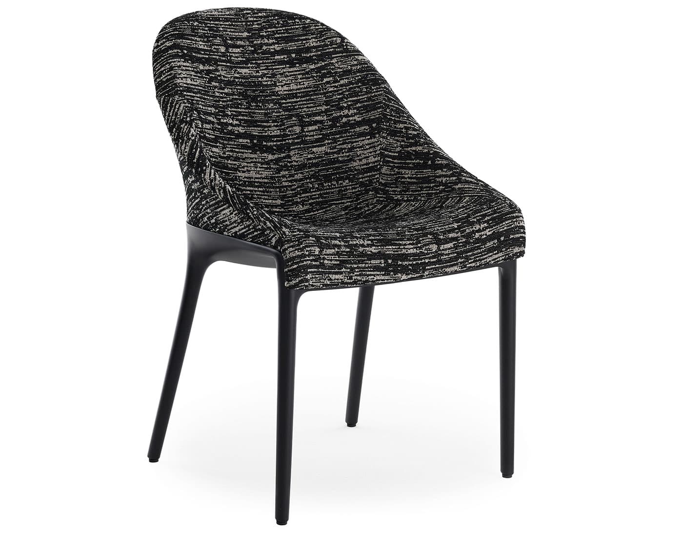 Eleganza Ela Chair / melange - black / black frame