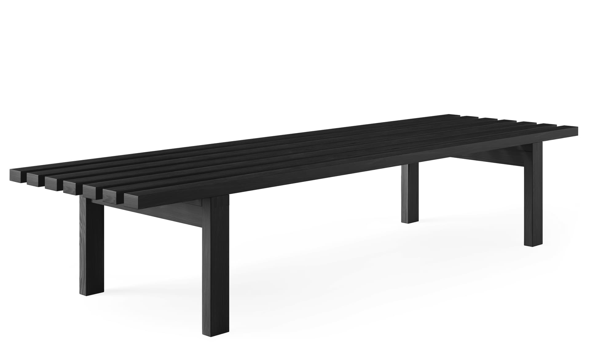 78.7" x 23.6" - ash, black / no added cushion
