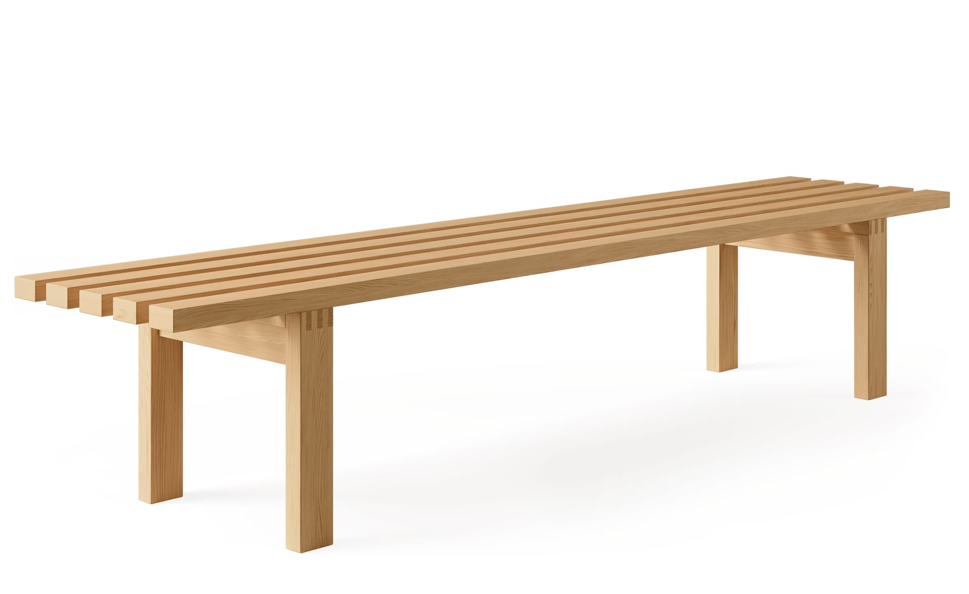 78.7" x 16.5" - ash, natural / no added cushion