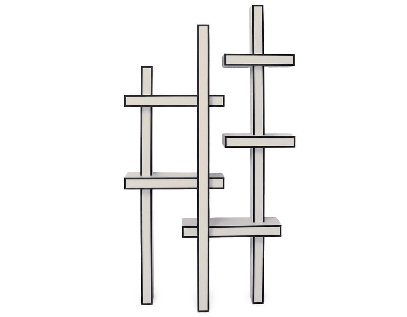 Lepid Bookcase / ivory