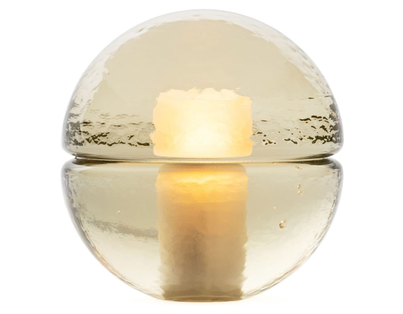 14p Portable Table Lamp / yellow 1 glass