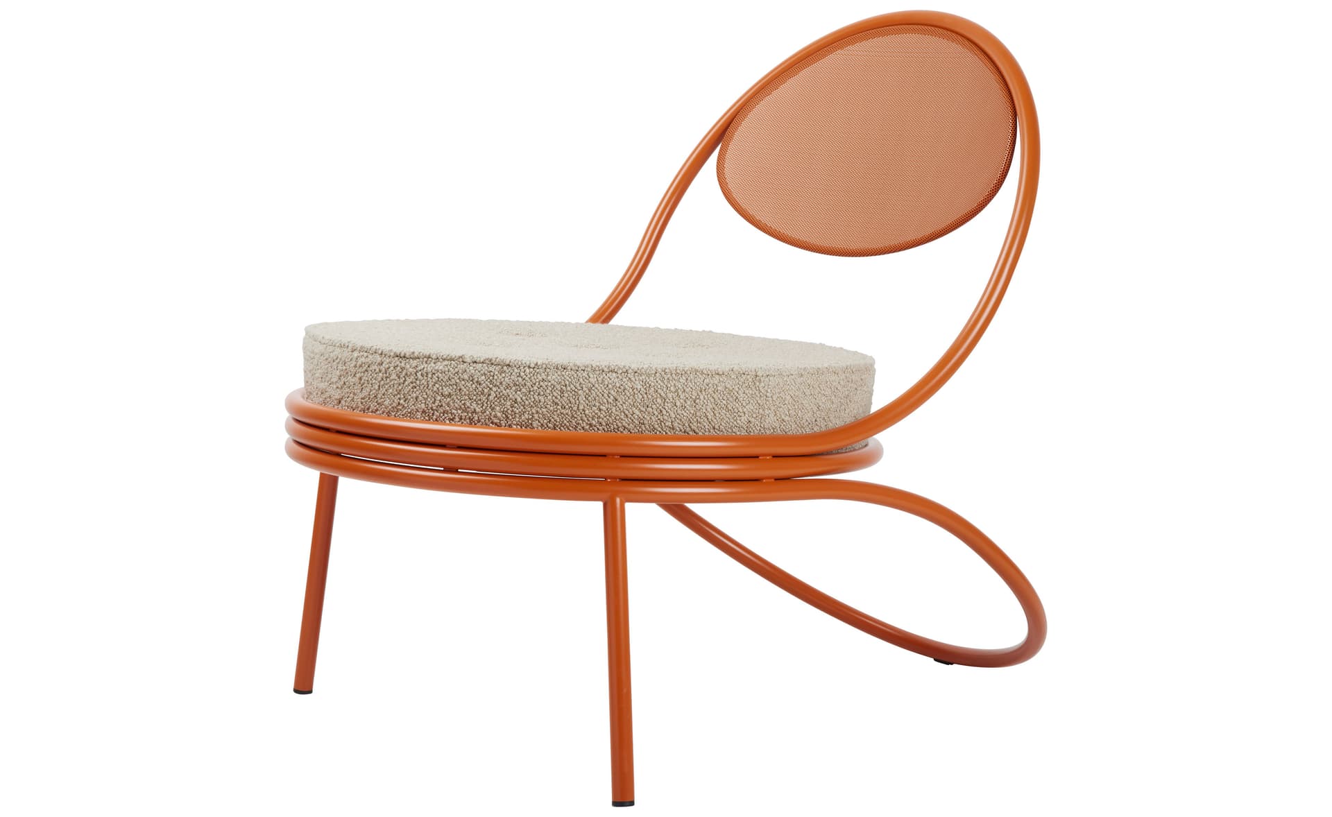 copacabana lounge chair / karakorum (003) / international orange
