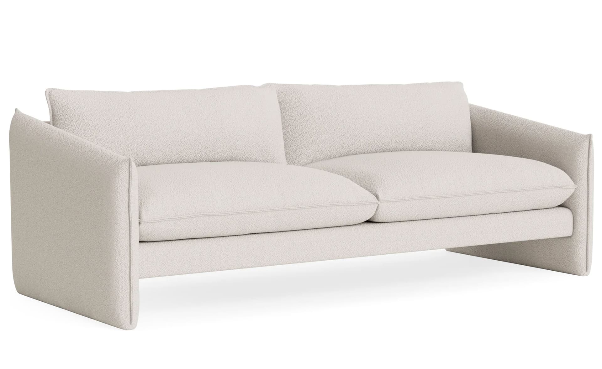 Softmore 96" Sofa / vos - bone